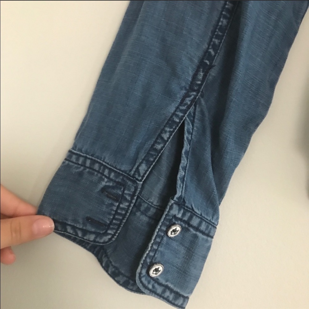 Trouvé Denim Chambray Shirt - Small - Picture 6 of 8
